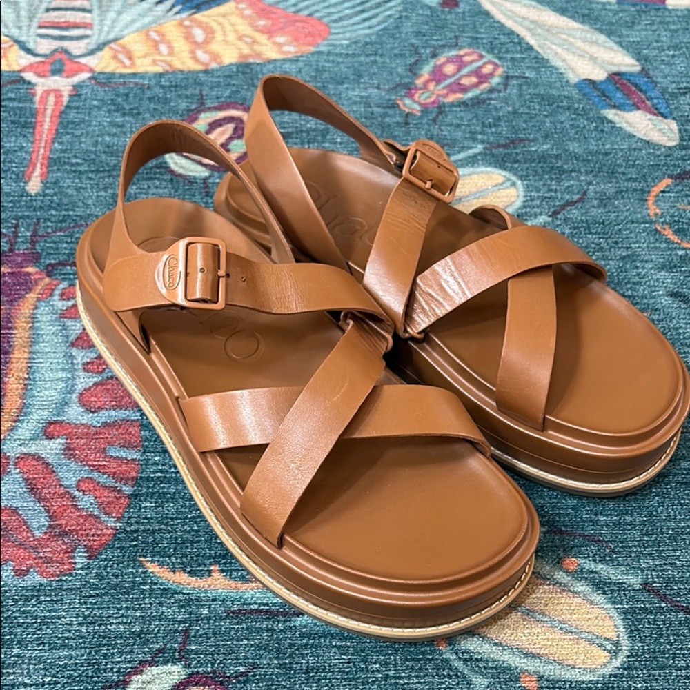 Chaco Townes Leather Sandals 11 - Picture 2 of 8